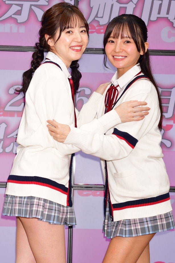 (左から)船岡咲、西永彩奈