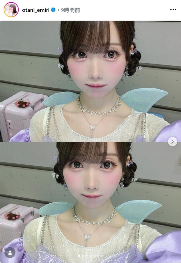 【写真】=LOVE・大谷映美里、“妖精さん”な衣装とドーナツ風ヘアを披露