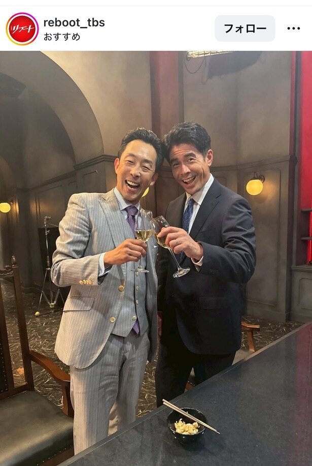 【写真】伊藤英明、北村有起哉と豪快笑顔で乾杯ショット