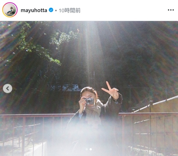 【写真】堀田真由、フィルム写真のような“エモい”写真でバースデーを迎えたことを報告