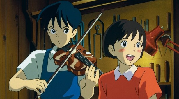 映画「耳をすませば」より