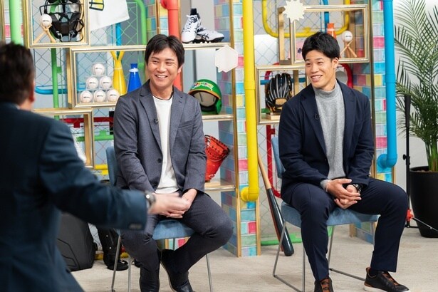 川端慎吾と塩見泰隆が語るヤクルトの素顔 青木宣親への信頼と憧れ、山田哲人の意外な一面を告白<ダグアウト!!!>
