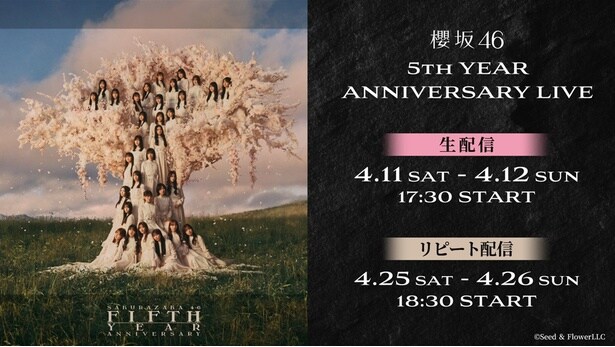櫻坂46が圧倒的スケールの舞台でこれまでの歩みを証明…「5th YEAR ANNIVERSARY LIVE」をLeminoで生配信