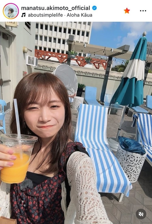 【写真】秋元真夏、“茶目っ気”たっぷりの自撮り