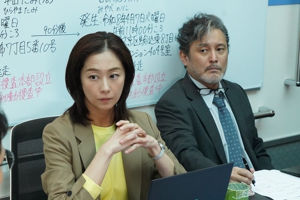 美青(優香)は知的でクールな理論派、須黒(横田栄司)は取り調べのプロ