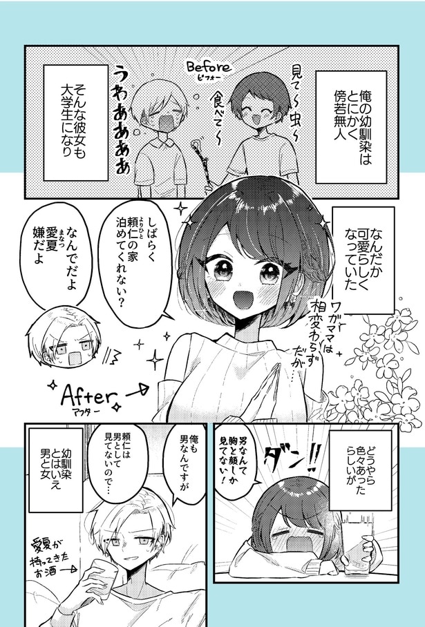 『可愛い女の幼なじみと同居する話』(1／50)