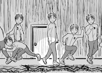 【ホラー漫画】笑顔で追いかけてくる友達の姿をした“何か”…身の毛がよだつ光景に「不気味で最高」