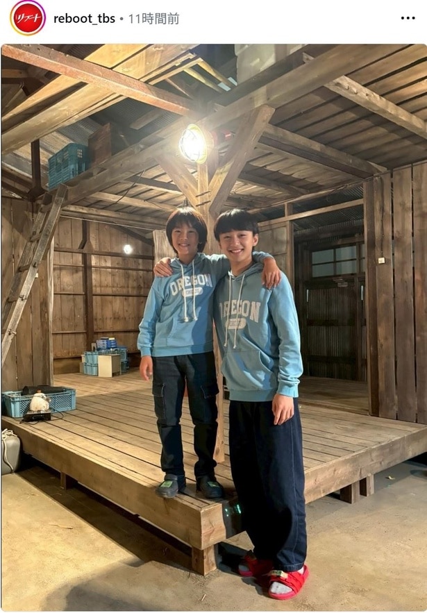 【写真】矢崎滉&大西利空、“ダブルたくちゃん”でのツーショット