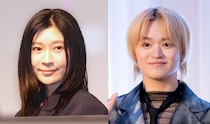 篠原涼子＆原因は自分にある。大倉空人、桜を前に片手ハートポーズに「めちゃきゃわすぎ」の声＜パンチドランク・ウーマン＞
