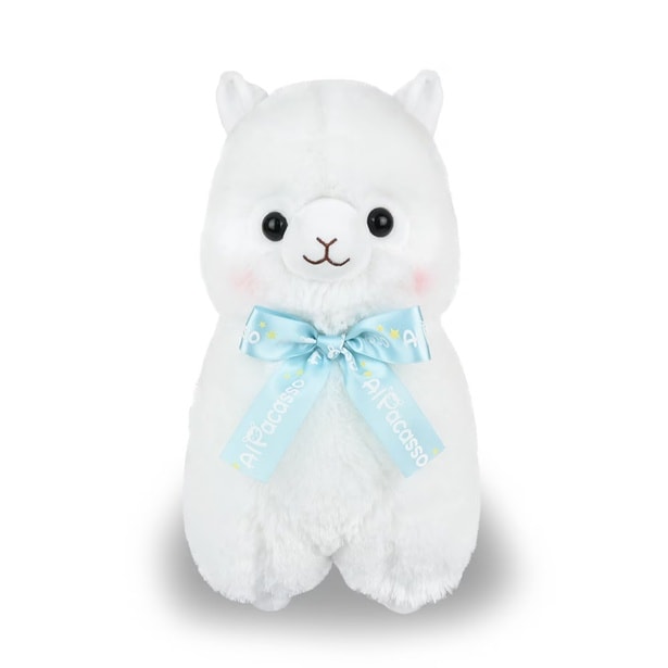 アルパカッソリボンBIGぬいぐるみ しろちゃん