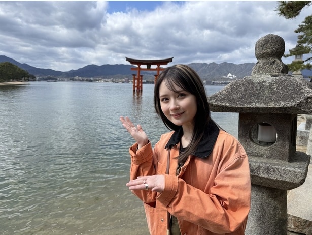 畑芽育が広島で“開運＆美食旅”　「どうにかしてほしい」とお地蔵さまに切実な悩みを明かす＜朝だ！生です旅サラダ＞