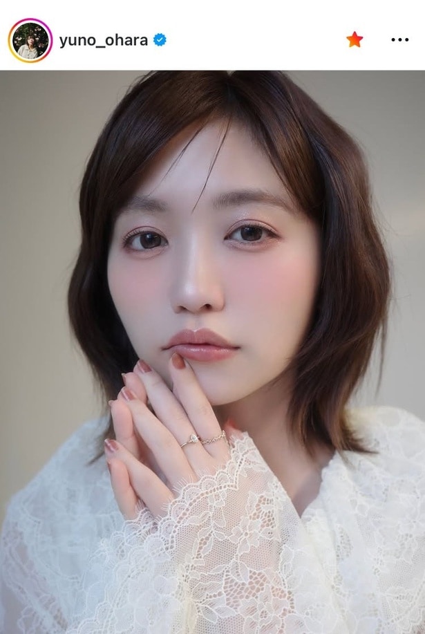 【写真】春霞に佇む妖精のよう…大原優乃、“うるみ瞳×ヌードリップ”美顔