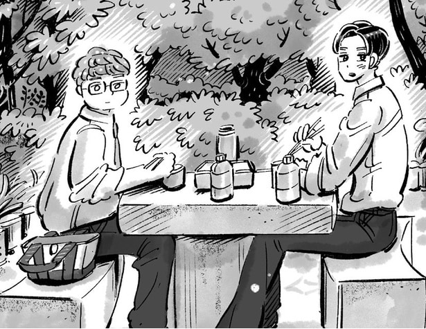 【漫画】男2人で手作り弁当を交換!? 昭和気質で苦手だった先輩社員に変化が