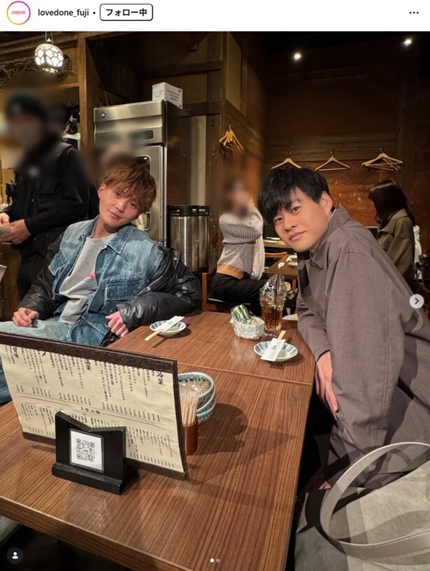 【写真】八木勇征＆東龍之介、飲み会の友情オフショットが泣ける…