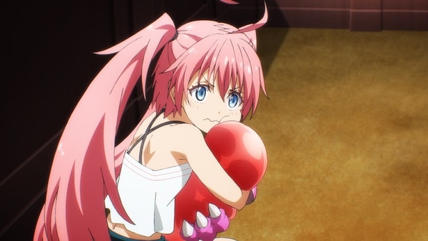 【写真】スライム抱きしめ…ミリムのふくれ顔がかわいい！