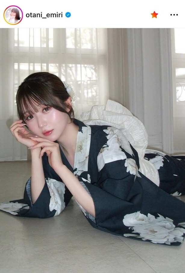 【写真】艶やかな浴衣美人…=LOVE・大谷映美里、“色気漂う浴衣×うるうる瞳”姿