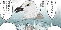 巡視船勤務中にテグスが絡まったカモメを保護…海上保安庁のお仕事漫画に「実話だったんだ」の声【漫画】