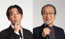 高橋一生＆小日向文世、撮影シーンを振り返りこぼれんばかりの笑みを浮かべるオフショを公開＜リボーン 〜最後のヒーロー〜＞