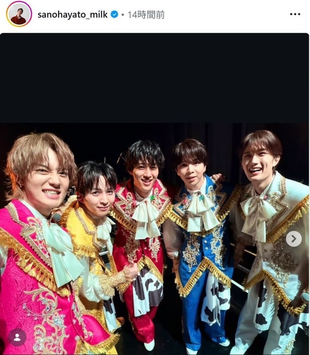 【写真】佐野勇斗、M!LKメンバー全員との集合ショット