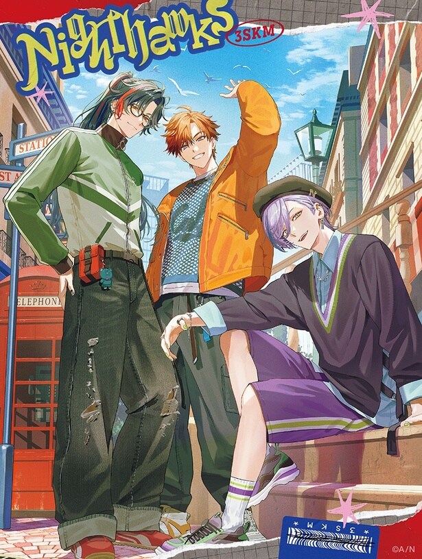 3SKM 1st Mini Album「Nighthawks」初回生産限定盤A