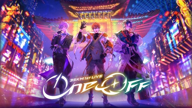 「3SKM 1st LIVE “One-Off”」キービジュアル