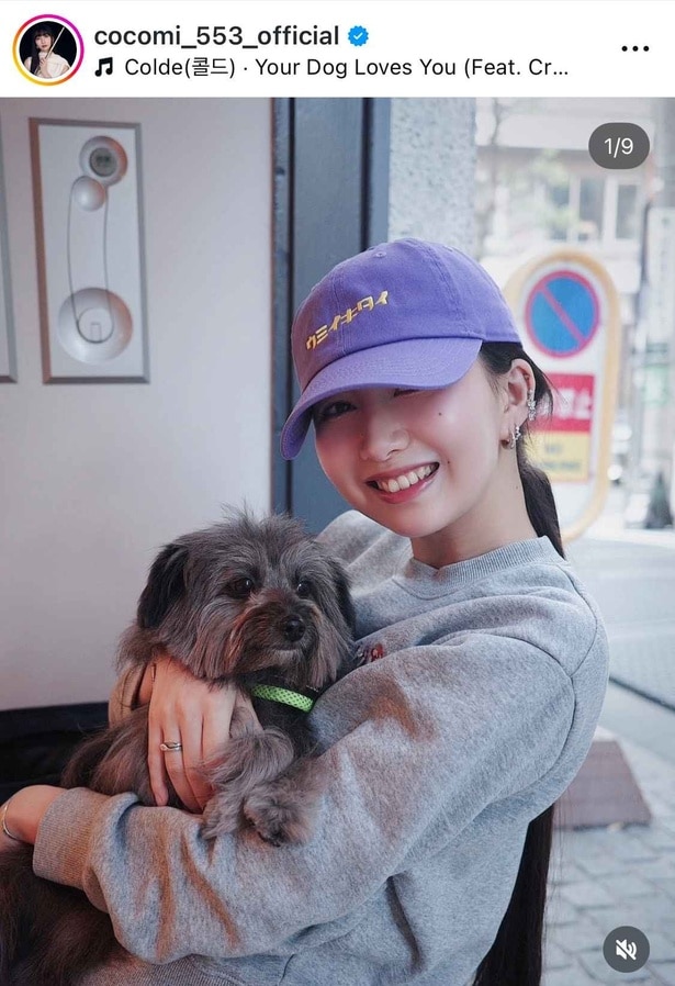 【写真】Cocomi、キャップ×トレーナー、カジュアルな装いのプライベートショット