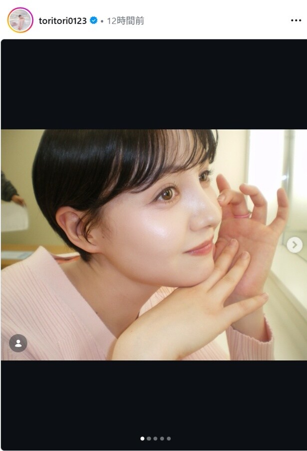 【写真】トリンドル玲奈、くるんと上がったまつげが印象的なショット
