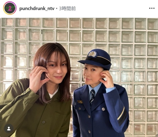 【写真】篠原涼子＆ONE N' ONLY・沢村玲、寄り添って“頬ハート”するオフショット