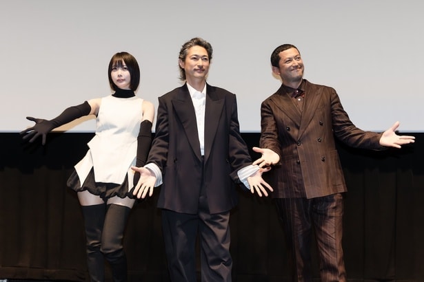 あの、窪塚洋介、池内博之(写真左から)
