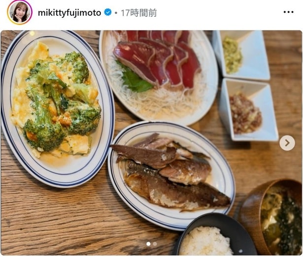 【写真】ミキティ、夫・庄司智春の手料理を披露