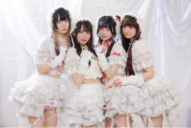きゅるりんってしてみて（写真左から環やね、島村嬉唄、逃げ水あむ、チバゆな）が活動5周年の振り返りを語ってくれた