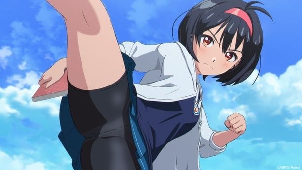 ＜バーテックスフォース＞体操服姿のヒロインが画面に向かってハイキックするティザーPV＆ビジュアル公開