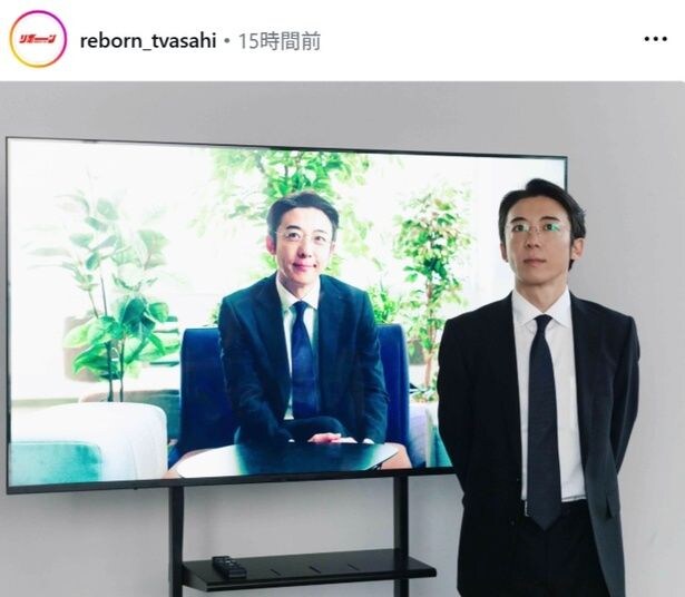 【写真】高橋一生、モニターに映る“異なる役柄の自分”が並ぶ構図