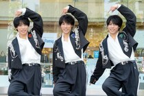 三つ子の佐藤三兄弟、初のリリースイベント開催　目標は紅白歌合戦「常に高め合っていきたい」