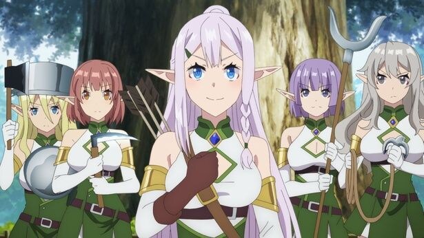 【写真】薬づくりのために力を貸すハイエルフのリアたち