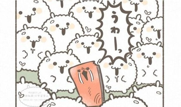 絶体絶命…大勢の“おこめ”に囲まれた“ぼだっこ”、かぶりつかれて残った姿に「どれだけしょっぱいの」【漫画】