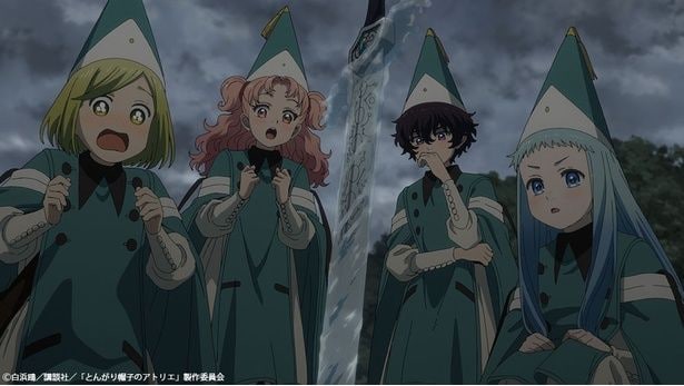 アニメ「とんがり帽子のアトリエ」第7話より