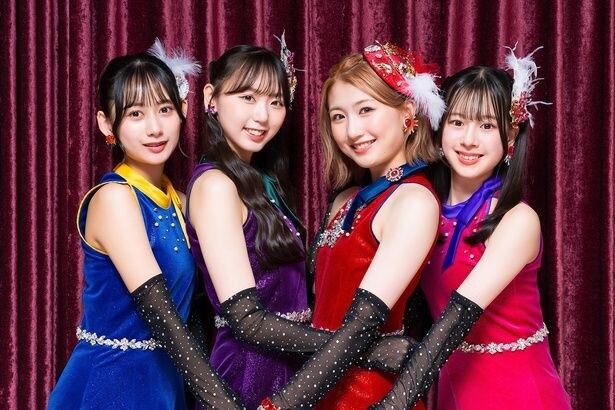 NMB48の岡腰星来、泉綾乃、塩月希依音、青原優花(写真左から)