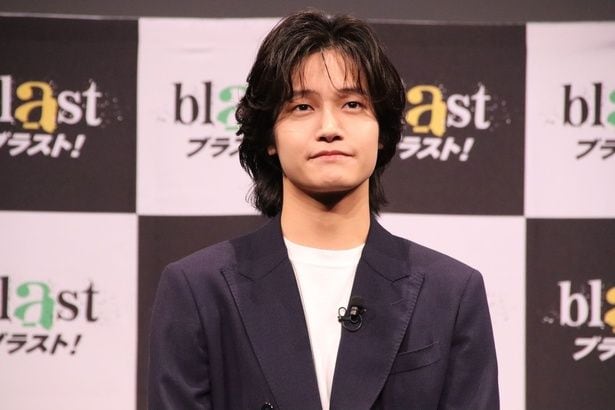 Aぇ! group・佐野晶哉が「blast ブラスト！」記者発表会に登場
