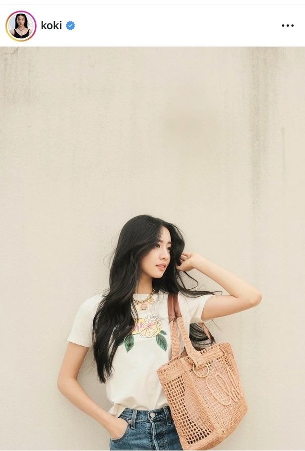 【写真】太陽の下で…Koki,、Tシャツ＆デニムのヘルシーなサマーショット