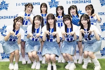 ≠ME、横浜スタジアムに登場　セレモニアルピッチで櫻井ももが見事に”ノーバンとうきゅん”「100点満点で頑張りました！」