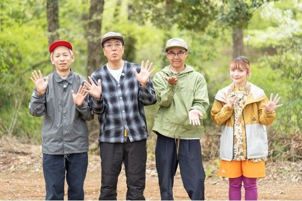 ＜おぎやはぎのハピキャン＞アンジェリーナ1/3らが“韓流キャンプ”を体験　最新エアテント設営や韓国グルメに大満足