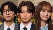 白洲迅＆庄司浩平＆新川優愛、グータッチする“サレ夫応援団”3ショットに「かわいい」「和む」の声＜余命3ヶ月のサレ夫＞