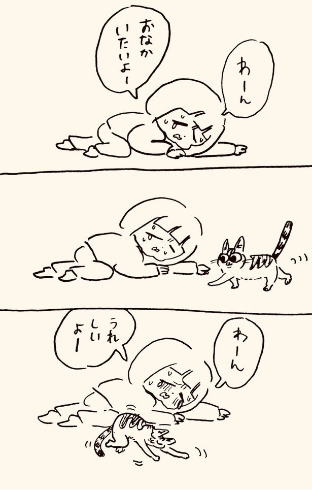 『一緒に倒れてくれる猫』