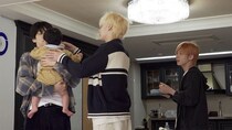 TXT、泣きやまない赤ちゃんにてんてこまい…“長時間抱っこ”で汗だくのBEOMGYU「残りの力がなくて」＜TXTの育児日記＞