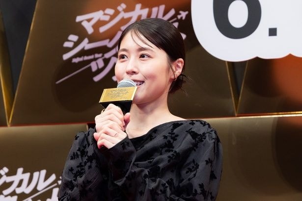 「マジカル・シークレット・ツアー」ジャパンプレミアに登壇した有村架純