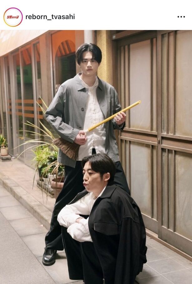 【写真】高橋一生＆鈴鹿央士のお茶目な2ショットに「何やっているの(笑)」の声も