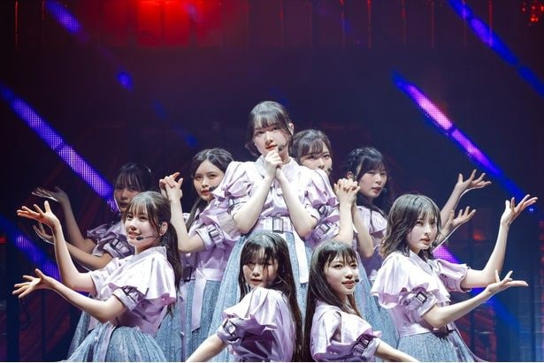 櫻坂46四期生、9人全員で魅せた1年の成長と迫真のパフォーマンス<櫻坂46 四期生LIVE>
