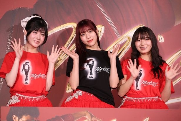 Juice=Juiceの川嶋美楓、松永里愛、有澤一華(写真左から)