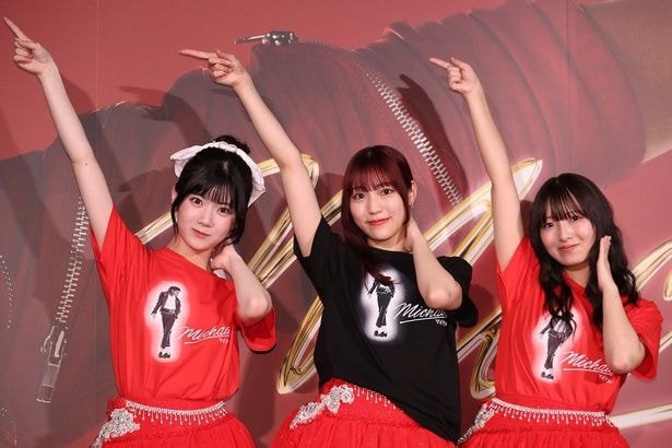 Juice=Juiceの川嶋美楓、松永里愛、有澤一華(写真左から)